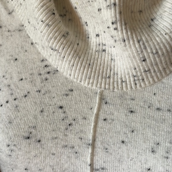 Speckled Cream Cowl Neck Sweater - Picture 2 of 5